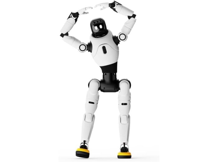 AGIBOT X2 Smart AI Robot Assistant, Intelligent Home Companion with Voice Interaction, Motion Control, HD Camera, Smart Navigation, Rechargeable Educational Robot for Home & Office