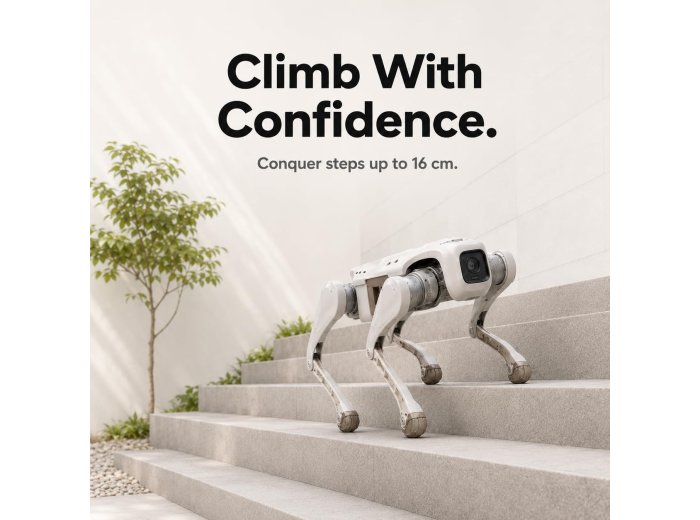 FX Aegis Pro AI Robot Dog, Programmable Quadruped Robot with 4K Camera, Remote Control and Wi-Fi/Bluetooth for Entry-Level STEM Education