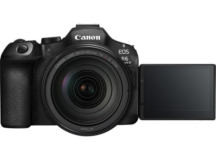 Canon EOS R6 Mark III Mirrorless Camera with 24-105mm f4L Lens Bundle