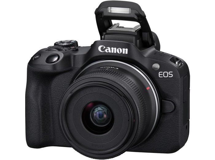 Canon EOS R50 Mirrorless Camera with 18-45mm Lens (5811C012) Bundle