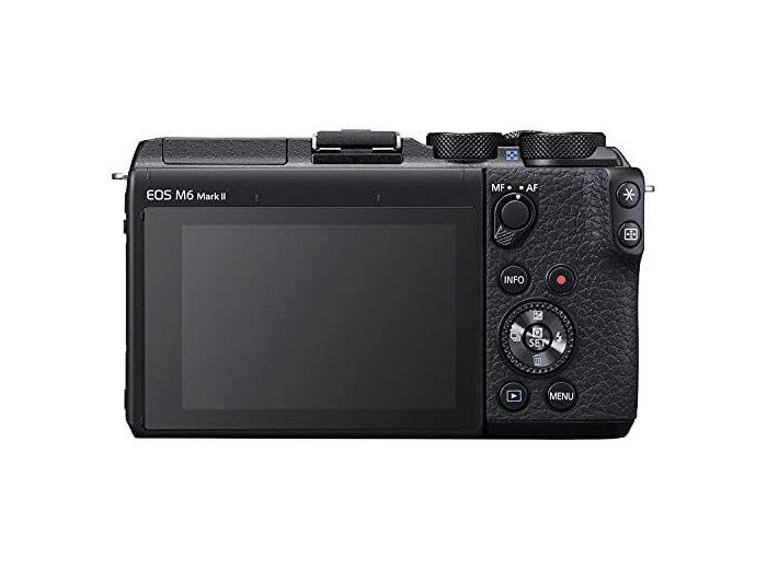 Canon EOS M6 Mark II Mirrorless Camera with 15-45mm Lens (Black) Bundle