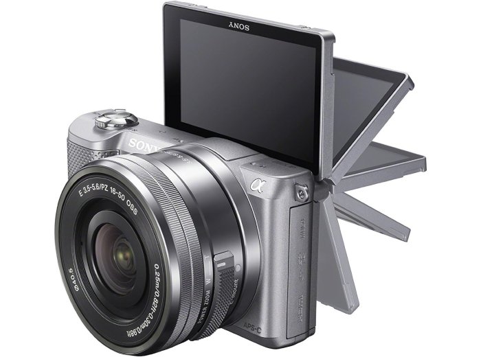 Sony Alpha a5000 Mirrorless Digital Camera with 16-50mm OSS Lens (Silver)