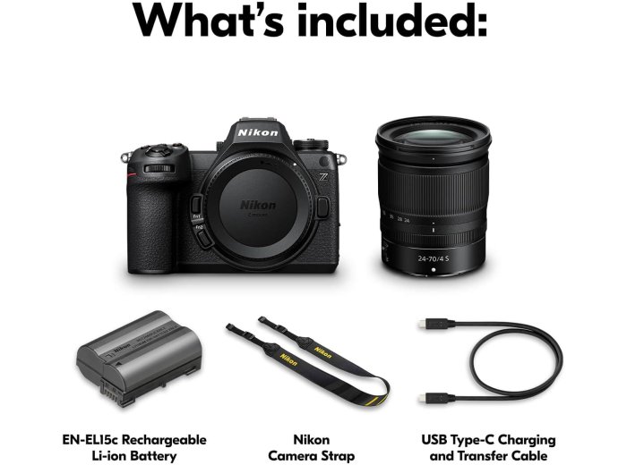 Nikon Z6 III with 24-70mm f/4 Lens | Full-Frame mirrorless Stills/Video Camera with 6K/60p Internal RAW Recording | Nikon USA Model