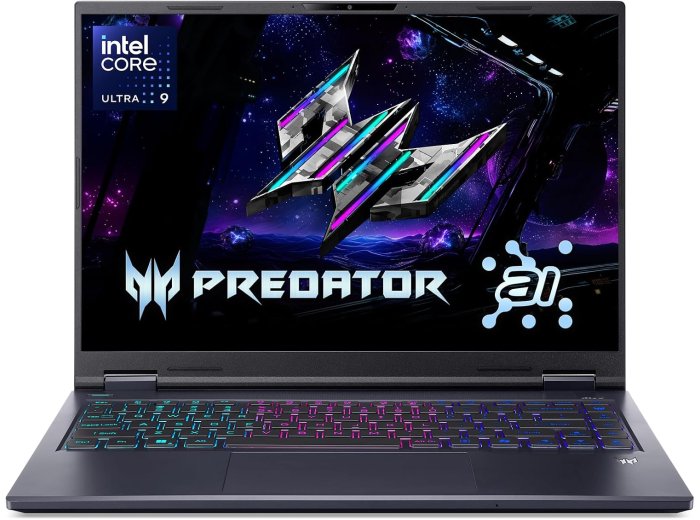 Acer Predator Helios Neo 14 AI Gaming Laptop | Intel Core Ultra 9 Processor 285H | NVIDIA GeForce RTX 5070 (798 AI Tops) | 14.5" WQXGA 165Hz G-SYNC Matte Display | 32GB RAM | 1TB SSD | PHN14-71-906J