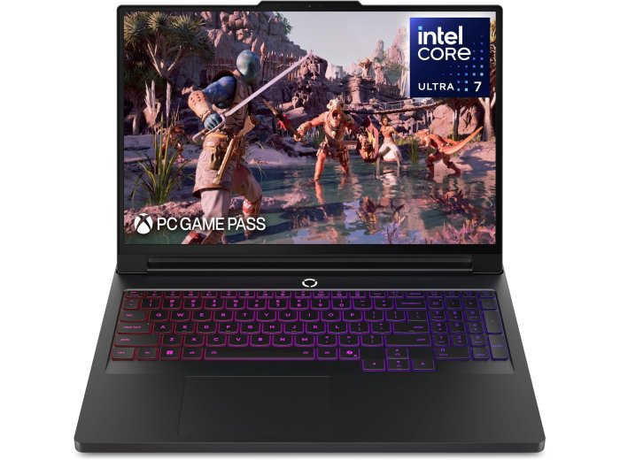 Lenovo Legion Pro 7i – AI-Powered Gaming Laptop – Intel® Core Ultra 7 255HX – 16" WQXGA PureSight OLED Display – 240Hz – NVIDIA® GeForce RTX™ 5070 Ti – 32GB Memory – 2TB Storage – PC GamePass