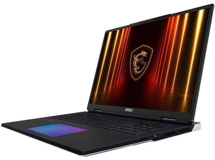 MSI Titan 18 HX AI A2XWJG 18" UHD+ Mini LED 120Hz, Gaming Laptop Computer - Core Black, Intel Core Ultra 9 285HX 2.1GHz; NVIDIA GeForce RXT 5090 GPU 24GB GDDR7; 64GB DDR5 RAM; 2 x 2TB NVMe SSD