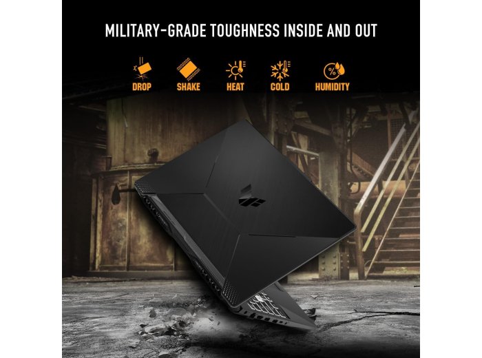 ASUS TUF Gaming A15 Gaming Laptop, 15.6” FHD 16:9 144Hz Display, AMD Ryzen™ 5 7535HS Processor, NVIDIA® GeForce RTX™ 3050, 16GB DDR5, 512GB PCIe® Gen 4.0 SSD, Wi-Fi 6, Windows 11 Home, FA506NC-DS53