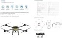 Heavy Lift Drone up to 200 lb, up to 5 mile Range UAV, Waterproof, Delivery Quadcopter (50 kg) 110 lb